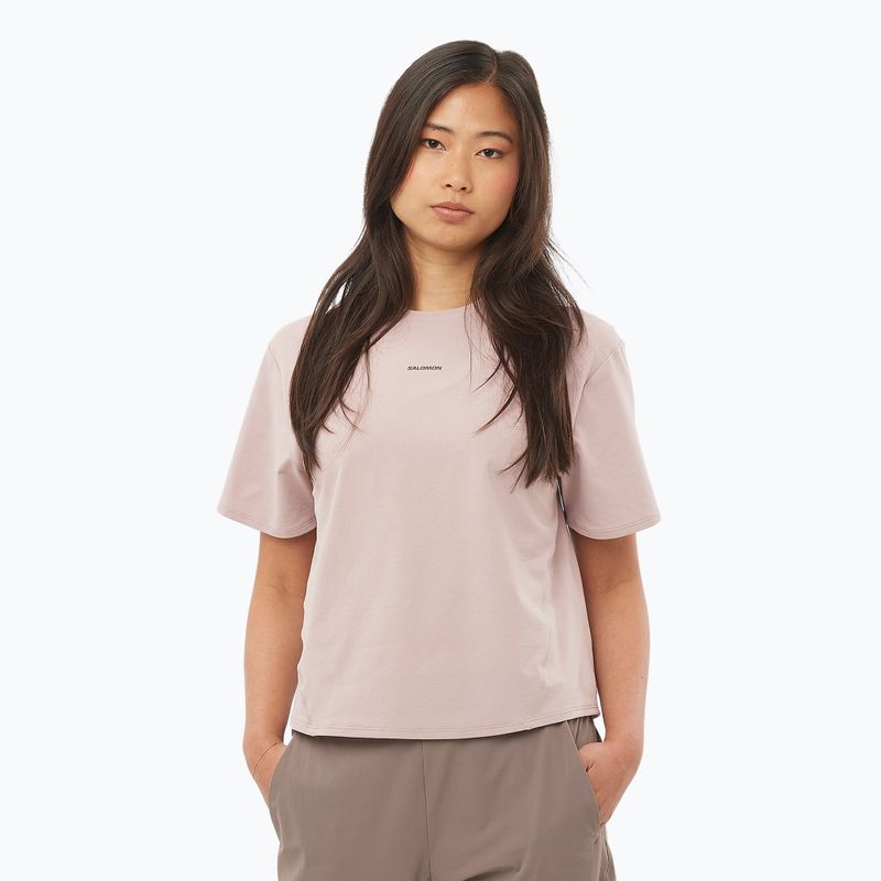 Tricou pentru femei Salomon Trackline Tee SS etherea