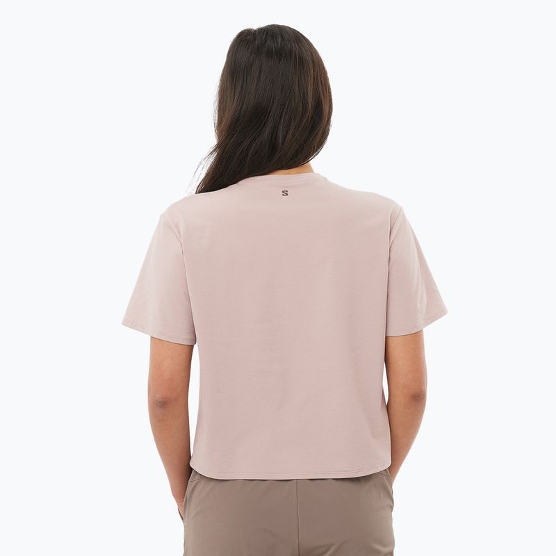 Tricou pentru femei Salomon Trackline Tee SS etherea 2