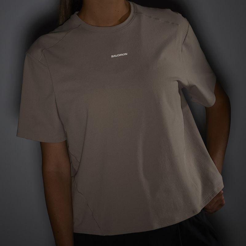 Tricou pentru femei Salomon Trackline Tee SS etherea 5