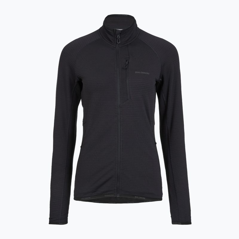 Bluză fleece pentru femei Salomon Lightwarm Full Zip deep black 5