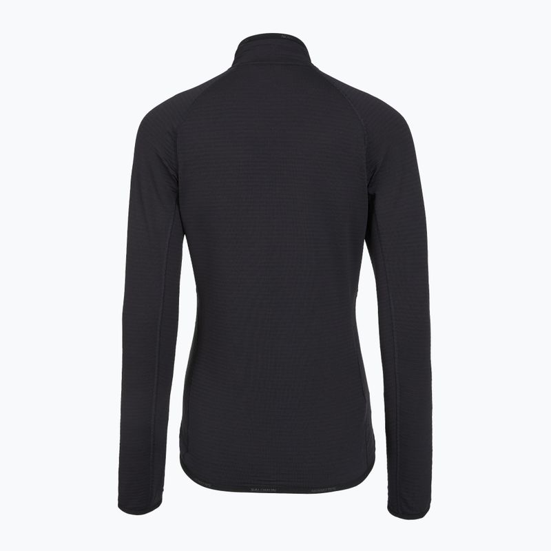 Bluză fleece pentru femei Salomon Lightwarm Full Zip deep black 6