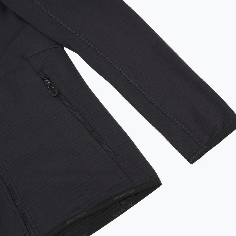 Bluză fleece pentru femei Salomon Lightwarm Full Zip deep black 8