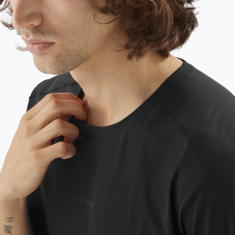 Tricou pentru bărbați  Salomon Trackline deep black 4