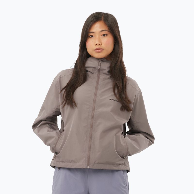 Geacă de ploaie pentru femei  Salomon Outscape 2l iron