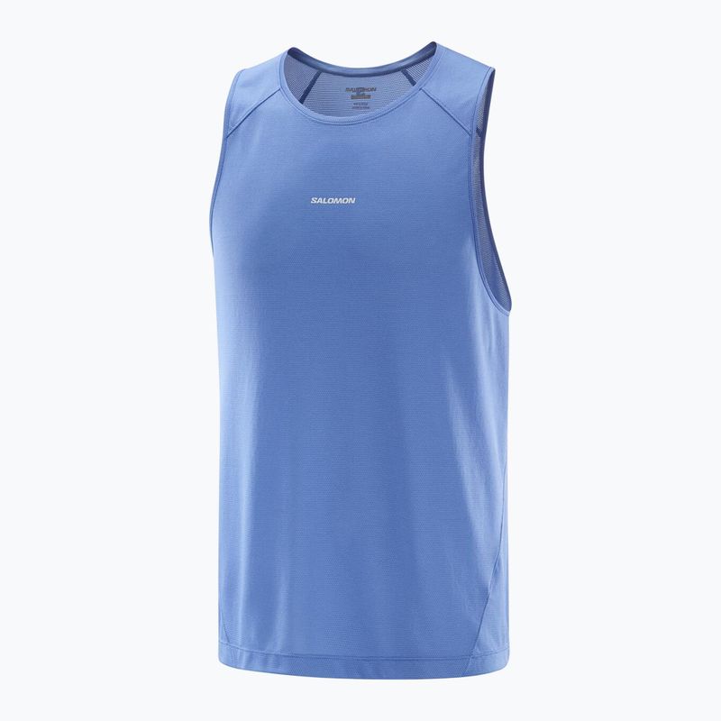 Tank top de alergare pentru bărbați  Salomon Shakeout Core Tank ultramarine 4