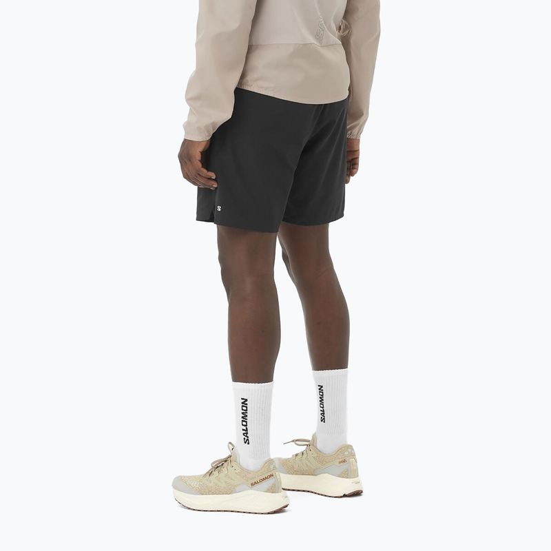 Pantaloni scurți de alergare pentru bărbați Salomon SHAKEout Core 7" No Liner deep black 2