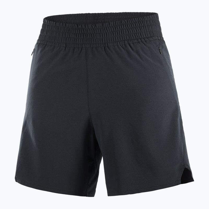 Pantaloni scurți de alergare pentru femei Salomon SHAKEout Core 6" deep black 6