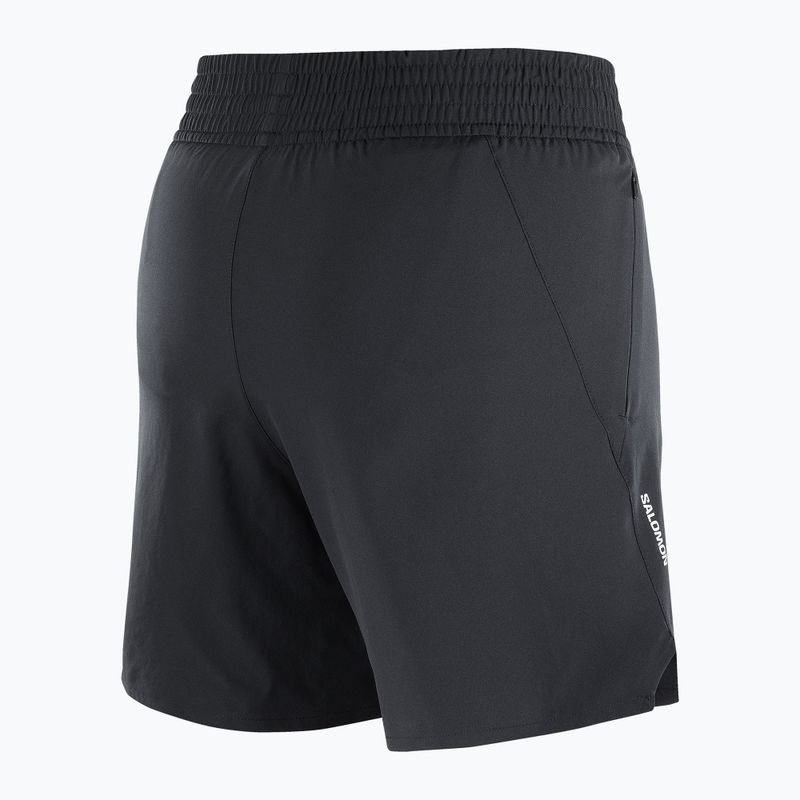 Pantaloni scurți de alergare pentru femei Salomon SHAKEout Core 6" deep black 7