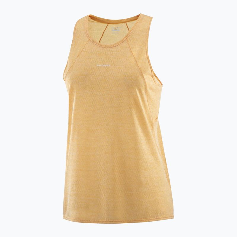 Tank top de alergare pentru femei Salomon SHAKEout Air Tank warm apricot 4