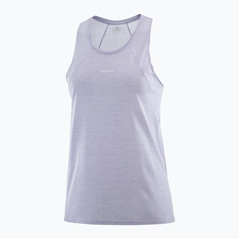 Tank top de alergare pentru femei  Salomon SHAKEout Air Tank cosmic sky 4