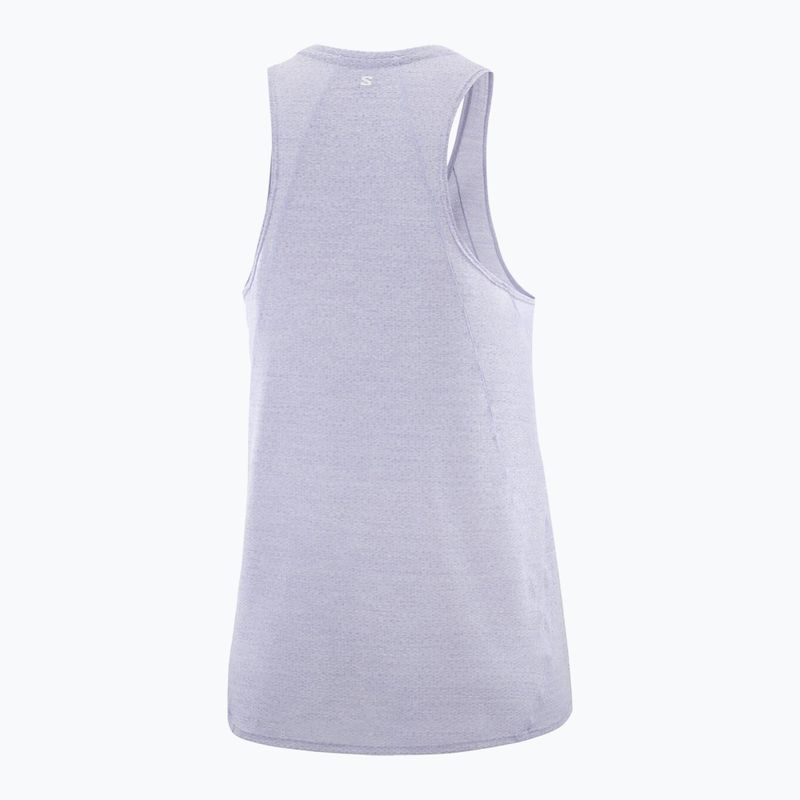Tank top de alergare pentru femei  Salomon SHAKEout Air Tank cosmic sky 5
