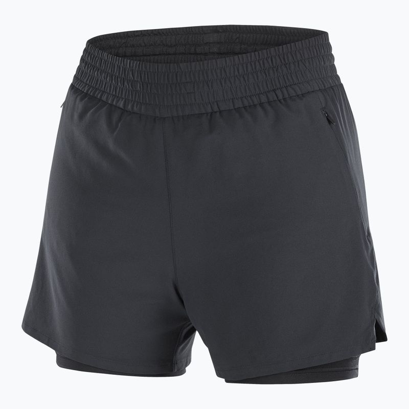 Pantaloni scurți de alergare pentru femei Salomon SHAKEout Core 2IN1 4" deep black 6