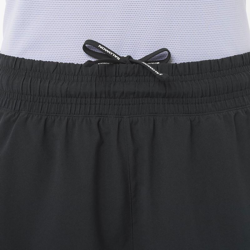Pantaloni scurți de alergare pentru femei Salomon SHAKEout Easy 4" deep black 3