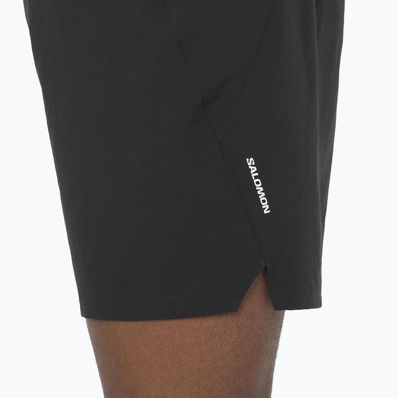 Pantaloni scurți de alergare pentru bărbați Salomon Shakeout Easy 5" deep black 5