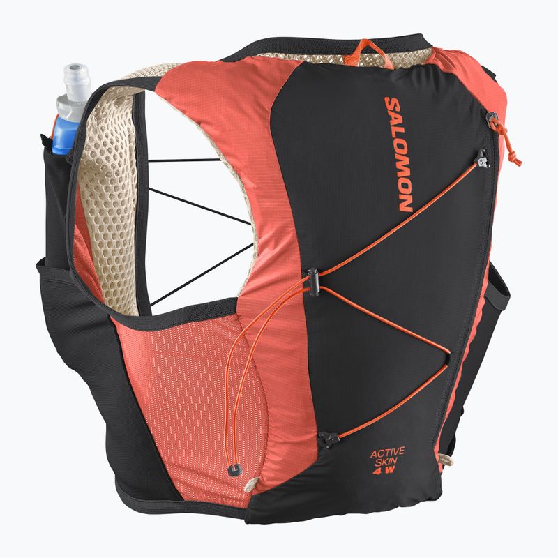 Vestă de alergare pentru femei Salomon Active Skin 4 Set emerglow/black 2