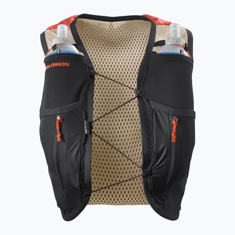 Vestă de alergare pentru femei Salomon Active Skin 12 Set emerglow/black