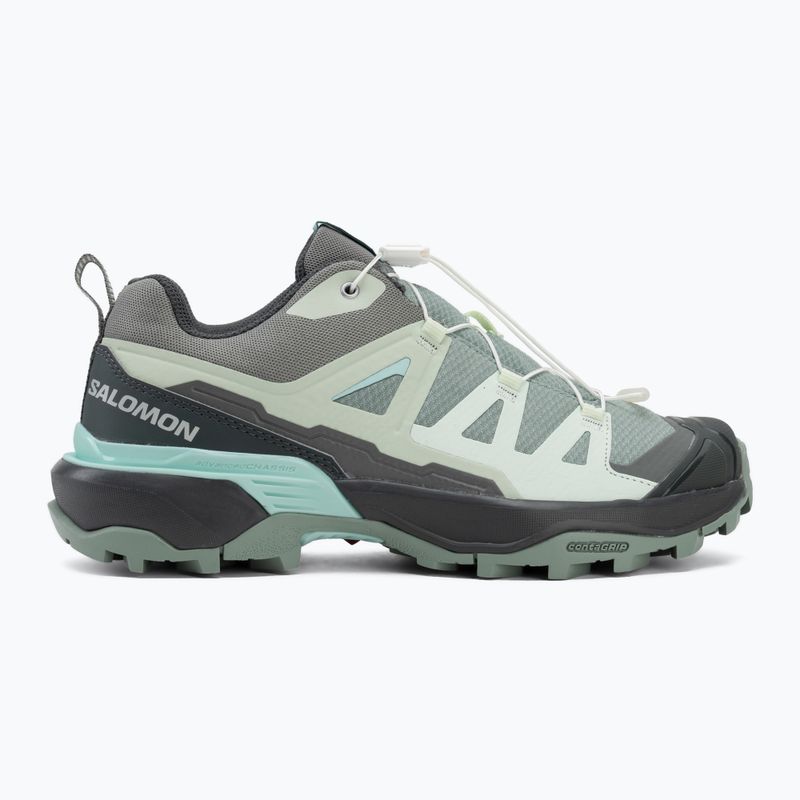 Încălțăminte de trekking pentru femei Salomon X Ultra 360 green milieu/urban chic/clearly aqua 2