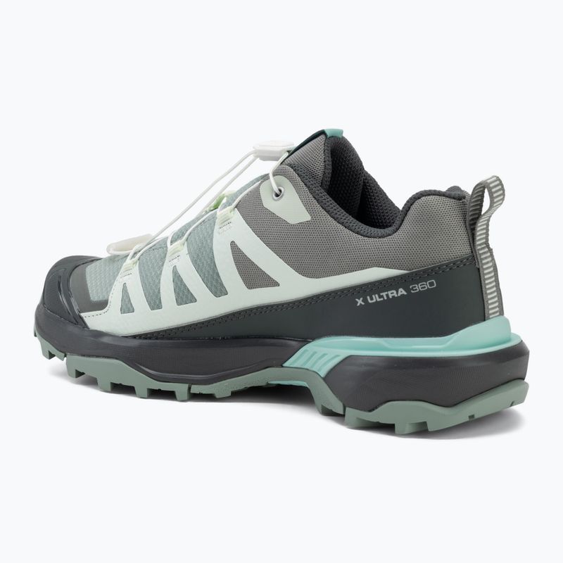 Încălțăminte de trekking pentru femei Salomon X Ultra 360 green milieu/urban chic/clearly aqua 3