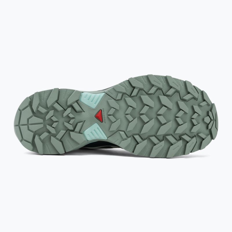 Încălțăminte de trekking pentru femei Salomon X Ultra 360 green milieu/urban chic/clearly aqua 4