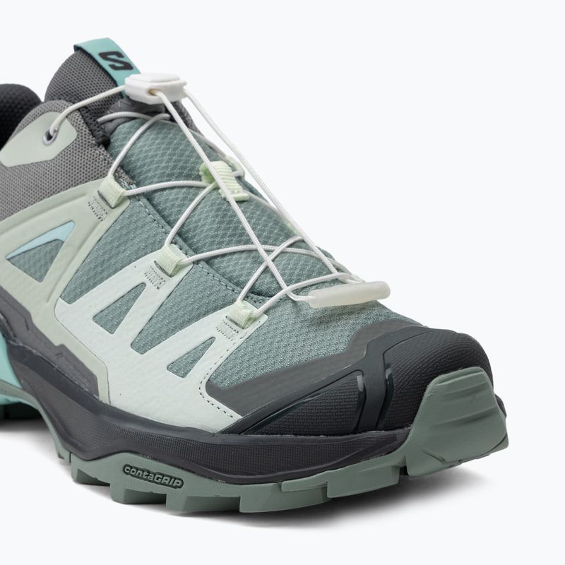Încălțăminte de trekking pentru femei Salomon X Ultra 360 green milieu/urban chic/clearly aqua 7