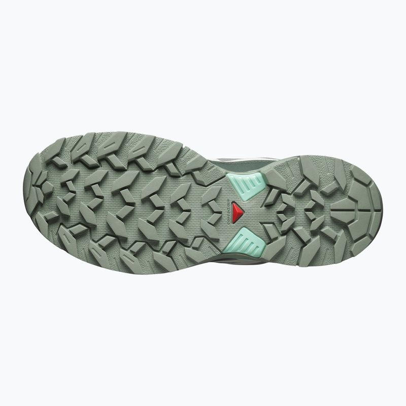 Încălțăminte de trekking pentru femei Salomon X Ultra 360 green milieu/urban chic/clearly aqua 6