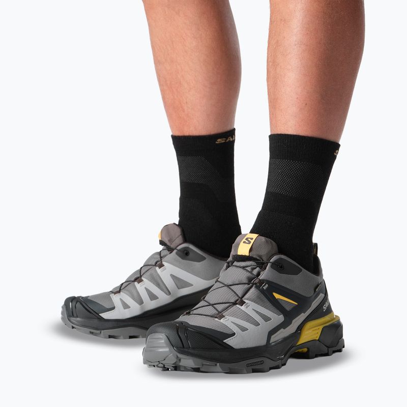 Încălțăminte de trekking pentru bărbați Salomon X Ultra 360 GTX castlerock/black/spicy mustard 13