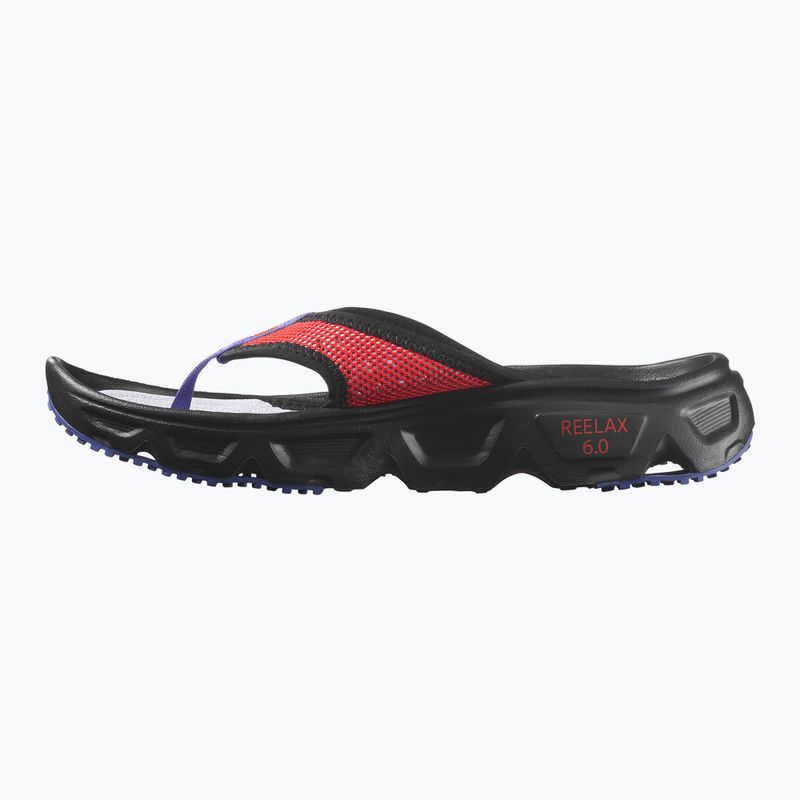 Papuci pentru femei Salomon Reelax Break 6.0 cosmic sky/black/flame scarlet 2