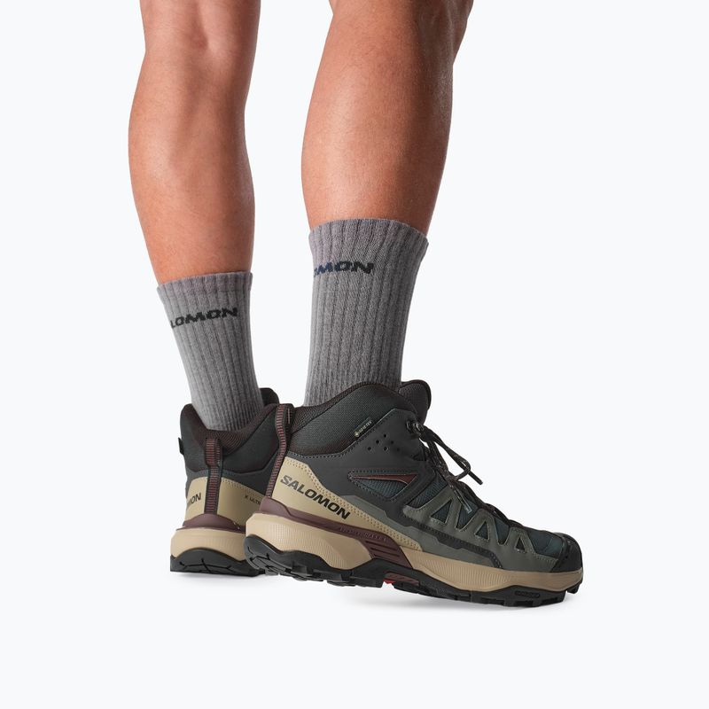 Încălțăminte de trekking pentru bărbați Salomon X Ultra 360 MID GTX phantom/desert tan 7