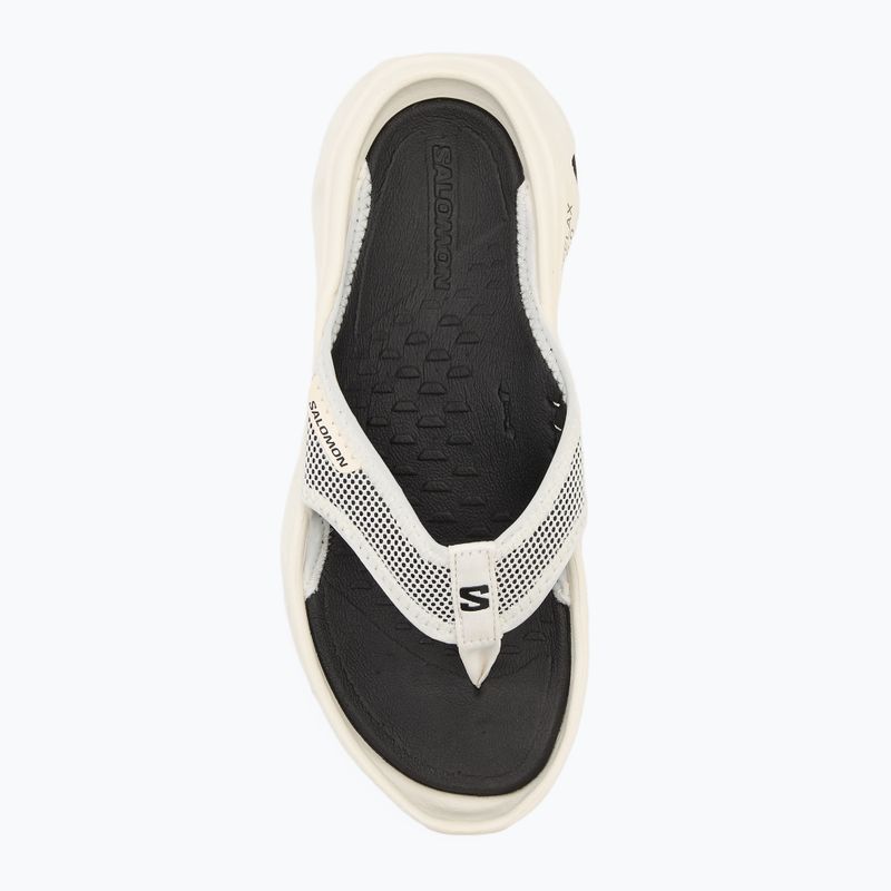 Papuci pentru femei Salomon Reelax Break 6.0 vanila/vanila/black 5