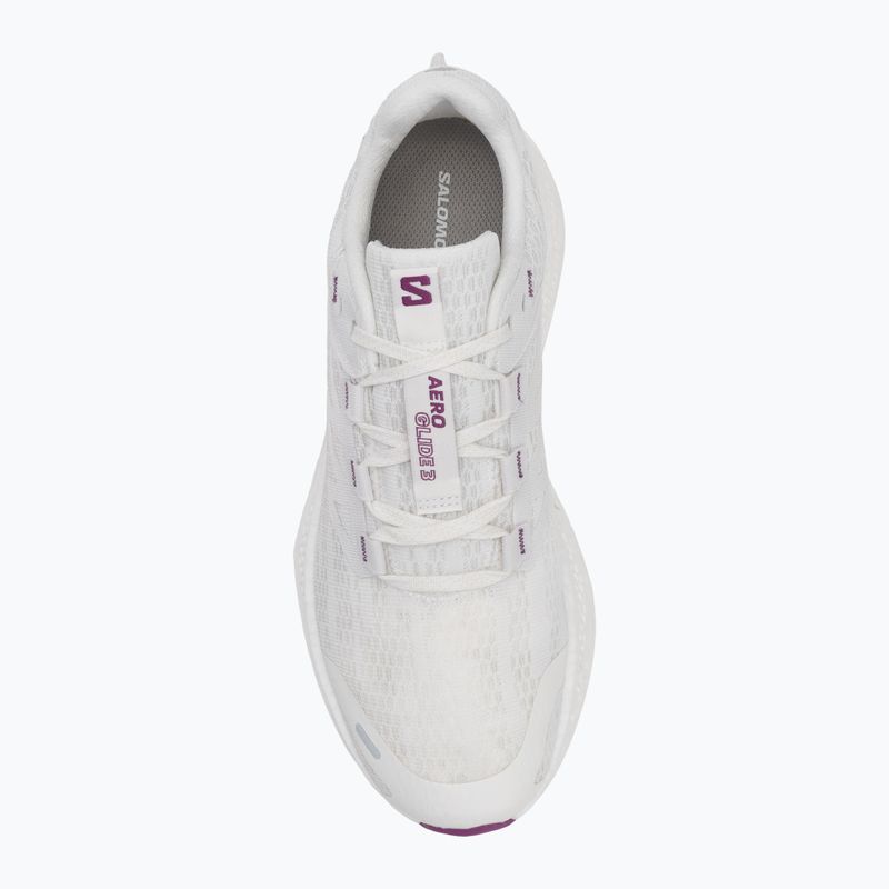 Încălțăminte de alergare pentru bărbați Salomon Aero Glide 3 white/white/willowherb 5