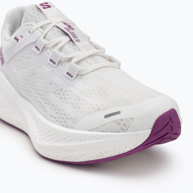 Încălțăminte de alergare pentru bărbați Salomon Aero Glide 3 white/white/willowherb 7