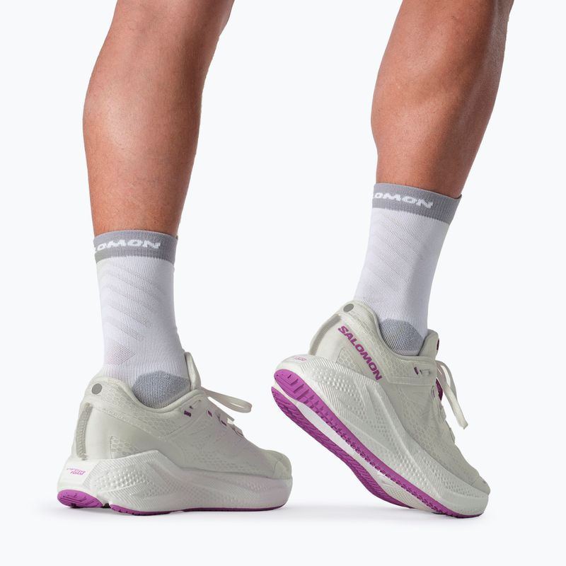 Încălțăminte de alergare pentru bărbați Salomon Aero Glide 3 white/white/willowherb 12