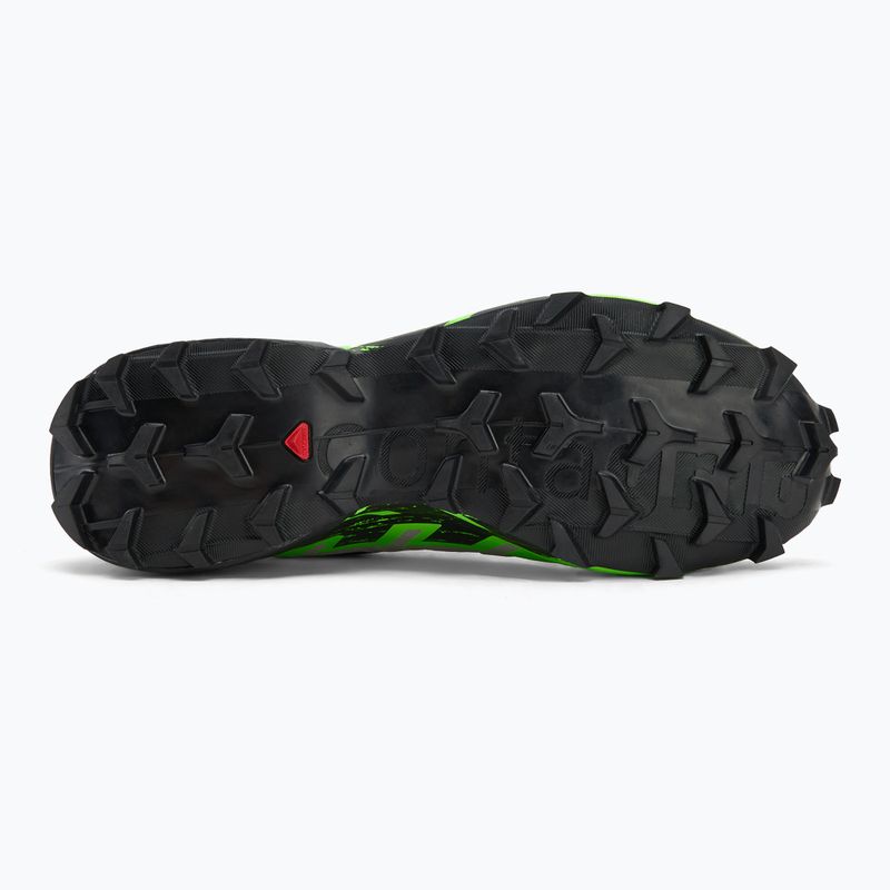 Încălțăminte de alergare pentru bărbați  Salomon Speedcross 6 GTX black/alloy/green gecko 4