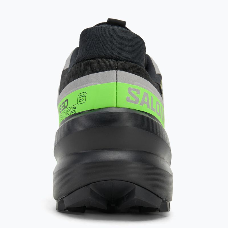 Încălțăminte de alergare pentru bărbați  Salomon Speedcross 6 GTX black/alloy/green gecko 6