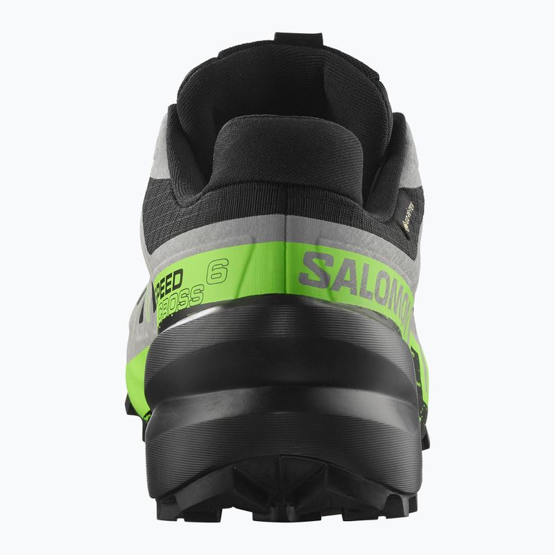 Încălțăminte de alergare pentru bărbați  Salomon Speedcross 6 GTX black/alloy/green gecko 5