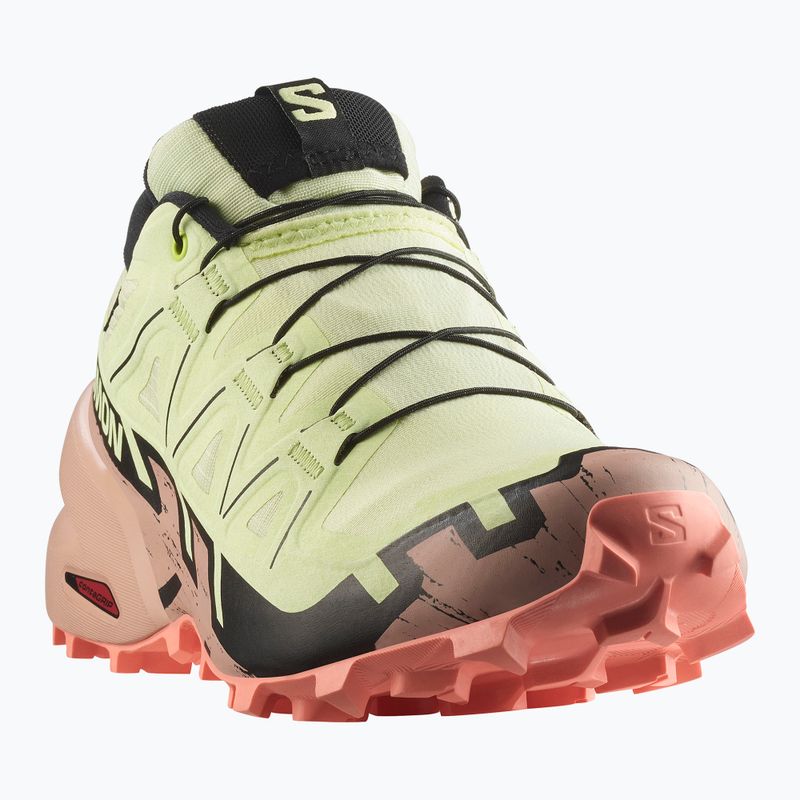 Pantofi de alergare damă Salomon Speedcross 6 GTX lime cream/mahogany rose/black