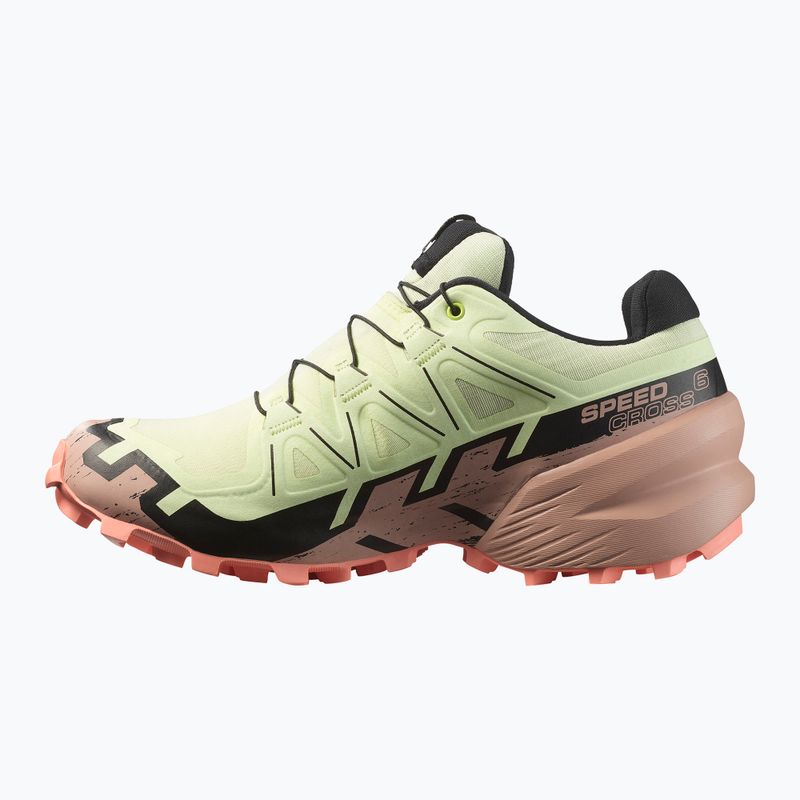 Pantofi de alergare damă Salomon Speedcross 6 GTX lime cream/mahogany rose/black 3