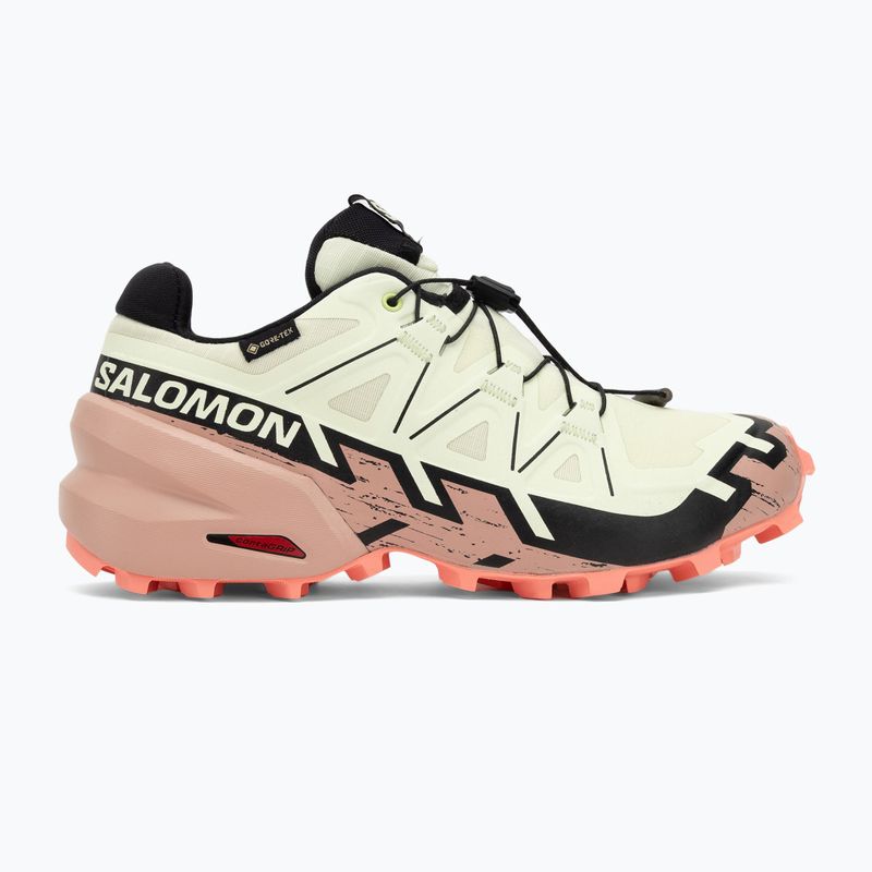 Încălțăminte de alergare pentru femei Salomon Speedcross 6 GTX lime cream/mahogany rose/black 2