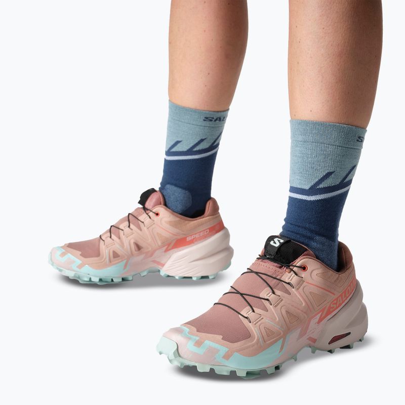 Încălțăminte de alergare pentru femei Salomon Speedcross 6 mahogany rose/hushed violet/iced aqua 9