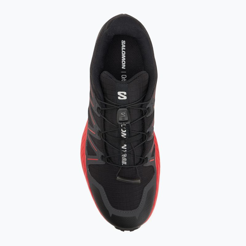 Încălțăminte de alergare pentru bărbați  Salomon Speedcross Peak black/asphalt/fiery red 5