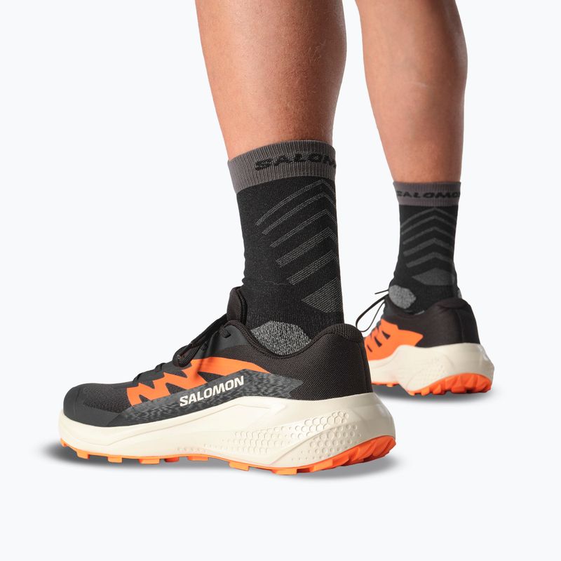 Încălțăminte de alergare pentru bărbați  Salomon Alphaglide black/rainy day/red orange 7