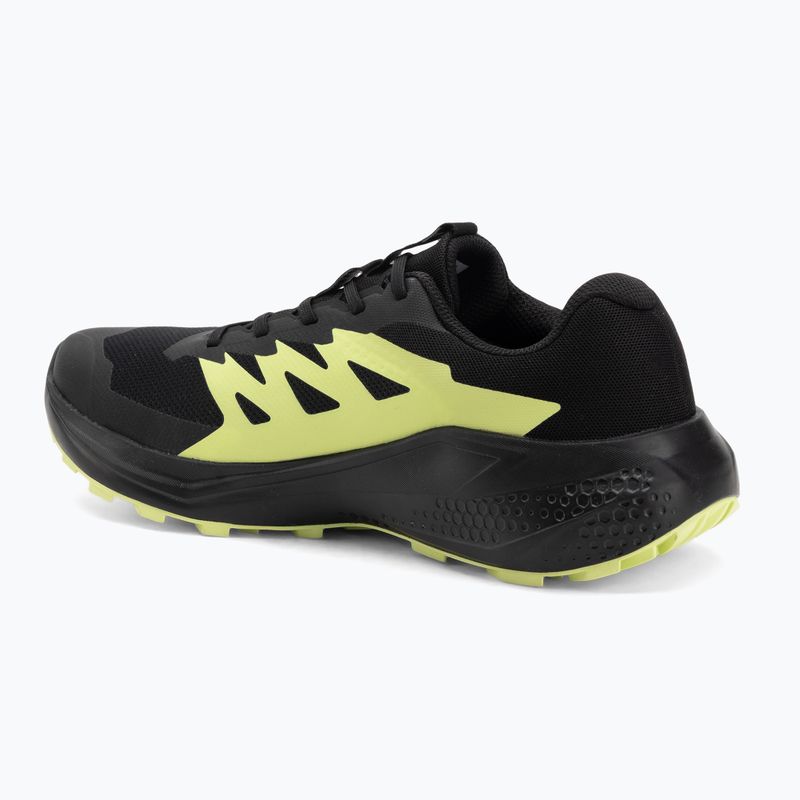 Încălțăminte de alergare pentru bărbați Salomon Alphaglide GTX black/alloy/sharp green 3