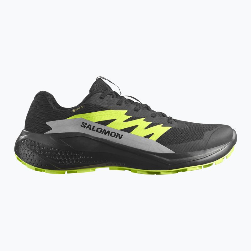 Încălțăminte de alergare pentru bărbați  Salomon Alphaglide GTX black/alloy/sharp green