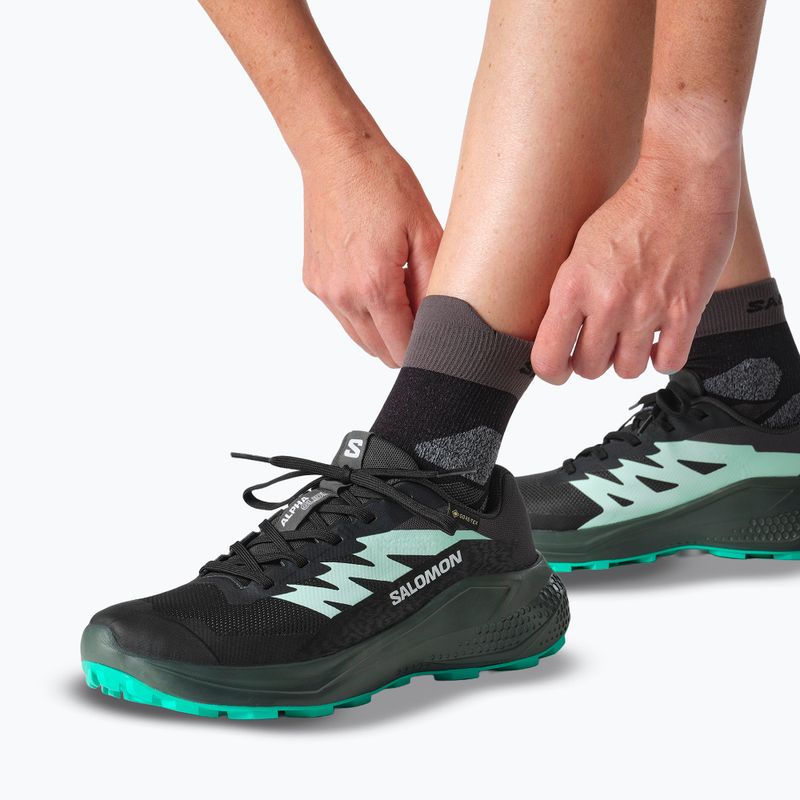 Încălțăminte de alergare pentru femei  Salomon Alphaglide GTX hantom/urban chic/waterfall 8