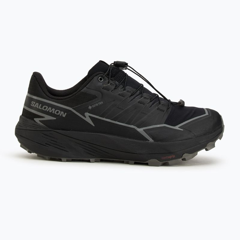 Încălțăminte de alergare pentru bărbați  Salomon Thundercross GTX black/pewter 2