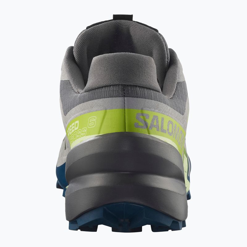 Pantofi de alergare bărbați Salomon Speedcross 6 castlerock/crem lime/poseidon 4