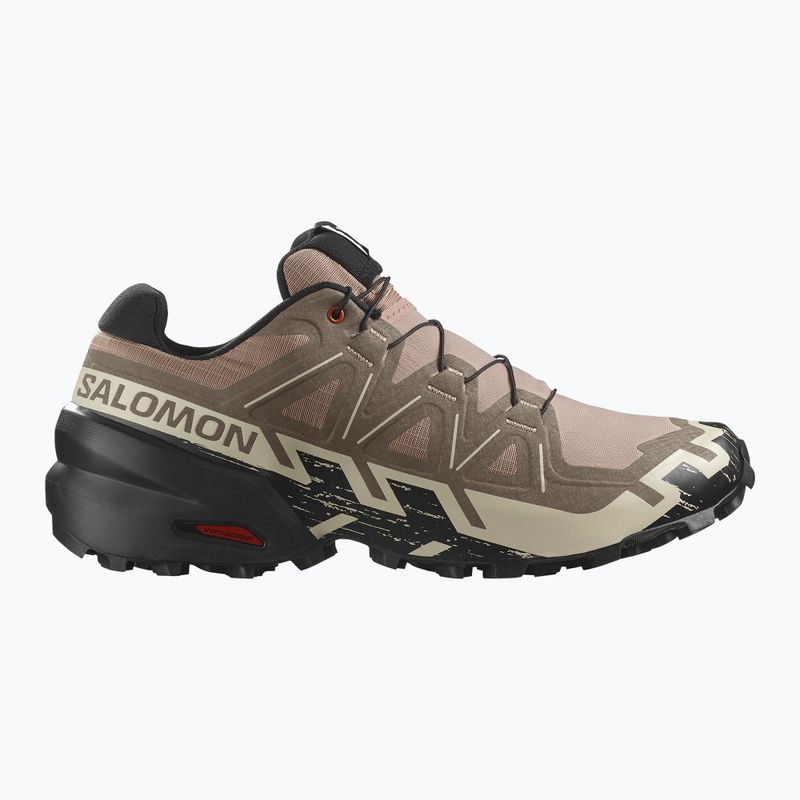 Pantofi de alergare bărbați Salomon Speedcross 6 natural/negru/lapte de migdale 2