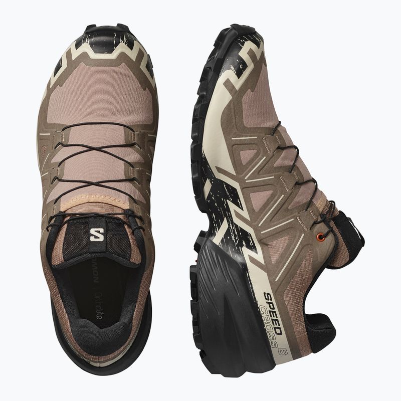 Pantofi de alergare bărbați Salomon Speedcross 6 natural/negru/lapte de migdale 6