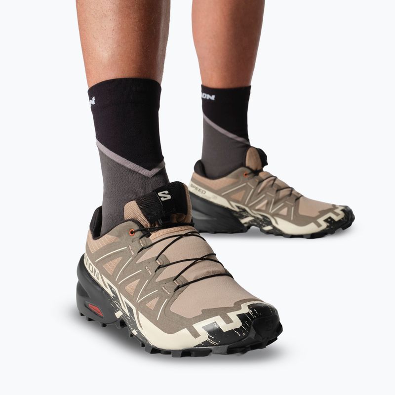 Pantofi de alergare bărbați Salomon Speedcross 6 natural/negru/lapte de migdale 7