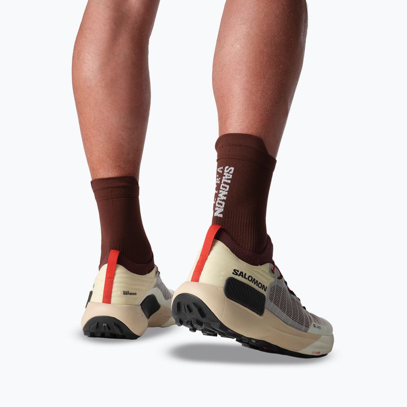 Încălțăminte de alergare Salomon S/LAB Genesis vanilla ice/chocolate/black 9